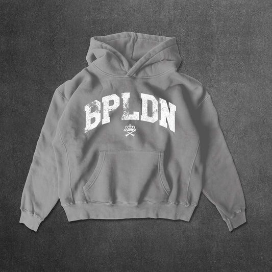 BPLDN SPORTS GREY HOODIE - SPORTS GREY