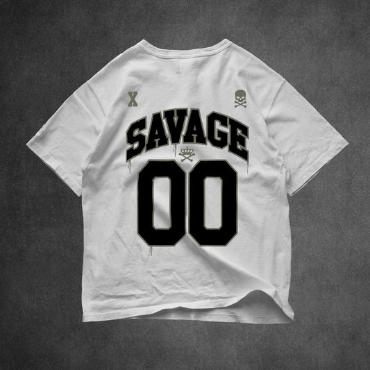 SAVAGE TSHIRT- WHITE