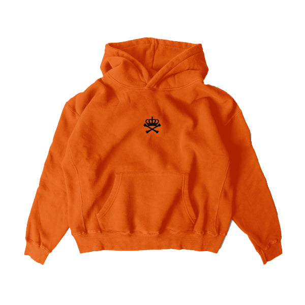 LEAVE ME THE FXCK ALONE HOODIE - ORANGE.