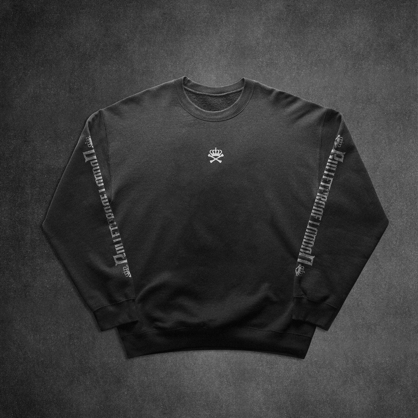 OVERCOME DARK DAYS SWEATSHIRT - BLACK