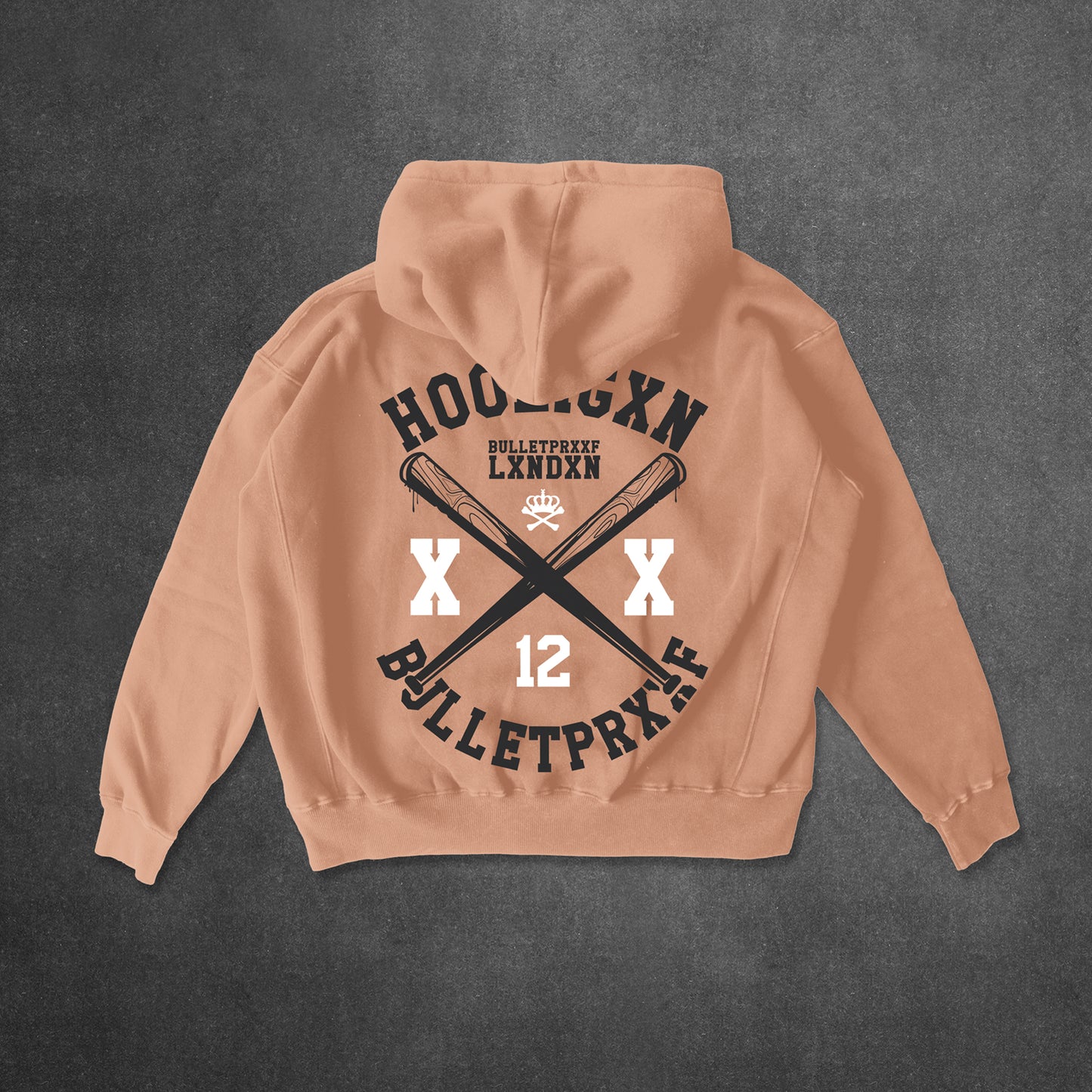 HOOLIGAN HOODIE - PEACH