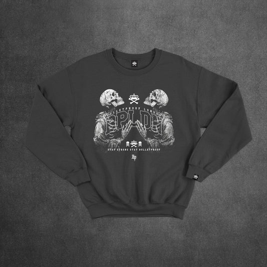 PRAYING SWEATSHIRT - DARK GREY