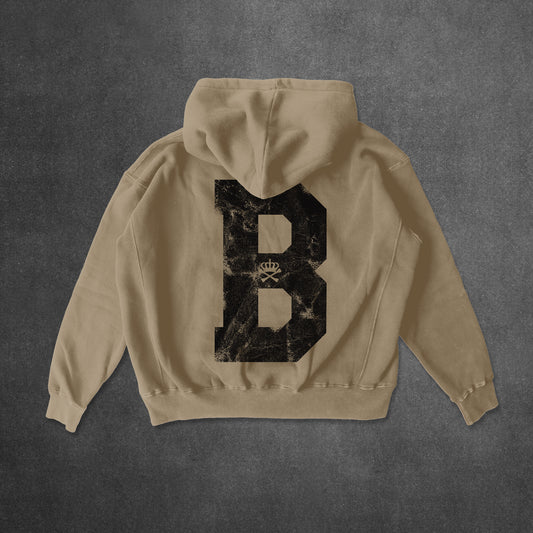 BROKEN "B" HOODIE - TAN