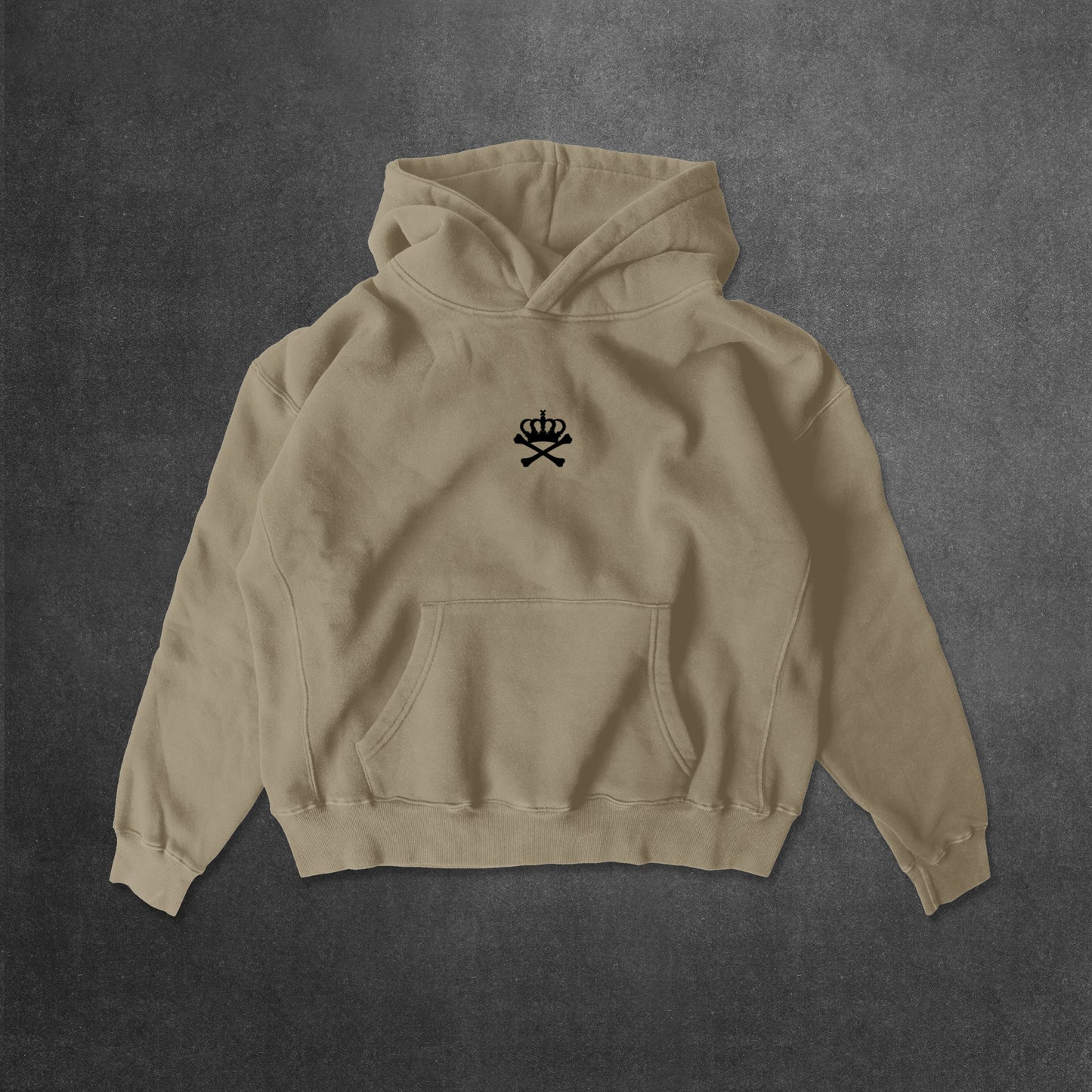 BROKEN "B" HOODIE - TAN