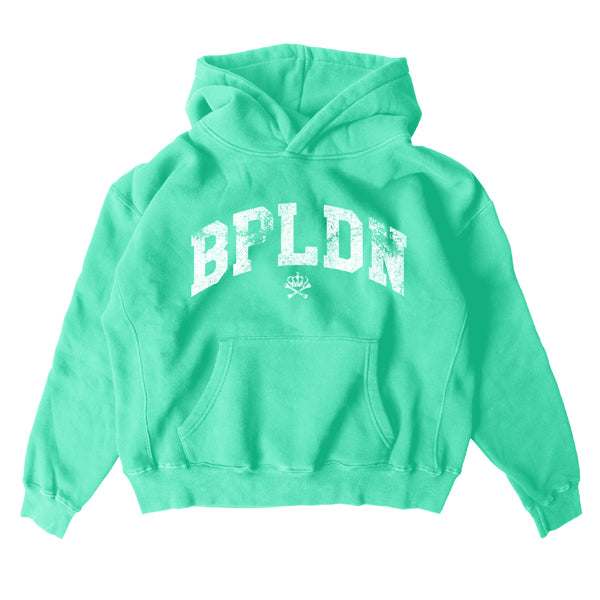 DISTRESSED BPLDN HOODIE - TIFFANY