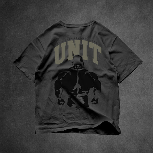 UNIT TSHIRT - BLACK ON BLACK