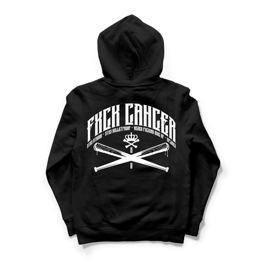 FXCK CANCER HOODIE - BLACK