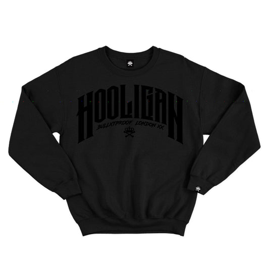 BLACKOUT HOOLIGAN SWEATSHIRT - BLACK.