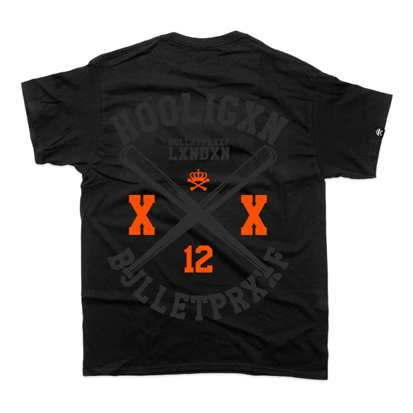 HOOLIGAN BLACKOUT - BLACK ON BLACK ON ORANGE