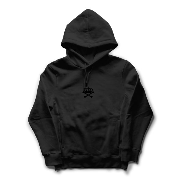 BLACKOUT CERBERUS HOODIE - BLACK - ORANGE