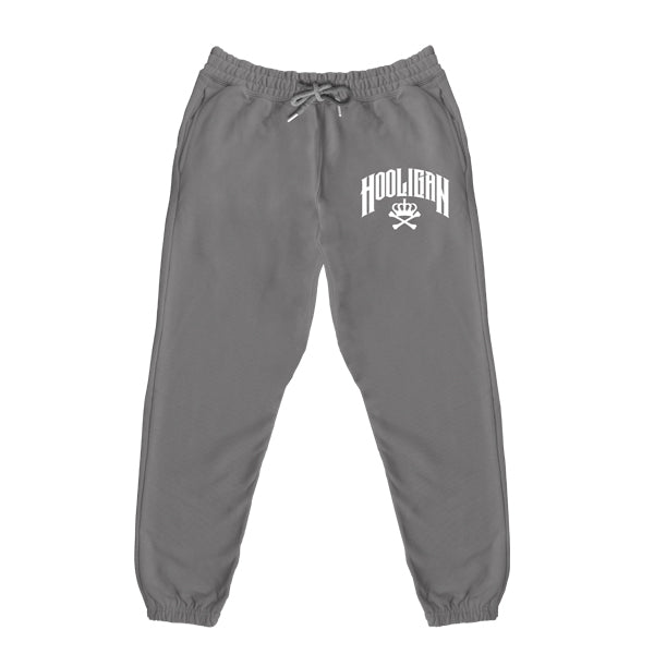 TRACKSUIT BOTTOMS "HOOLIGAN" - STEEL GREY.