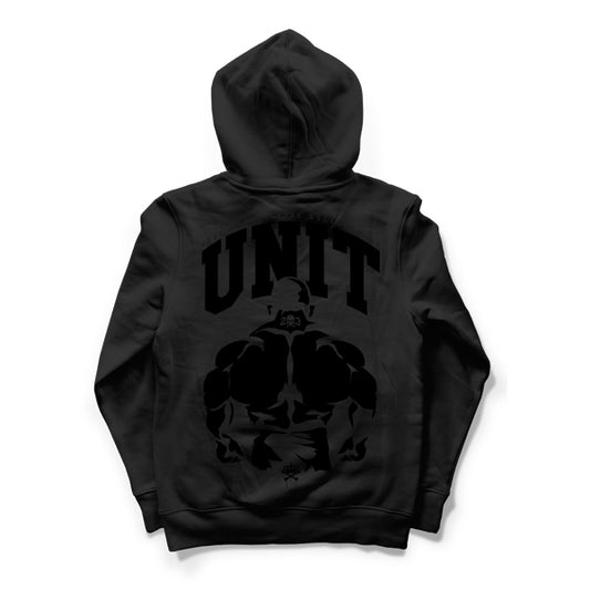 BLACKOUT UNIT HOODIE - BLACK ON BLACK